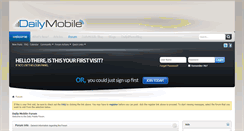 Desktop Screenshot of forum.dailymobile.net