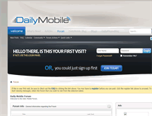 Tablet Screenshot of forum.dailymobile.net